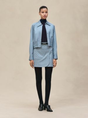 Wrap miniskirt