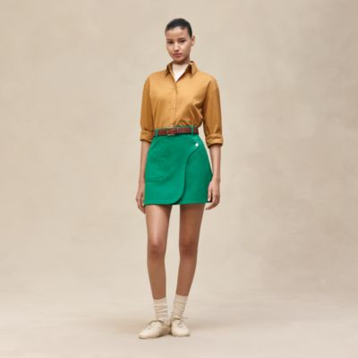 Wrap miniskirt