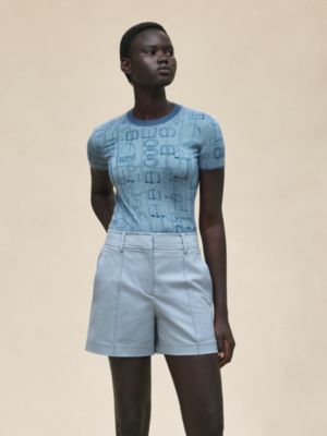 Double cotton twill shorts, View: Worn, worn, view 2 of 5