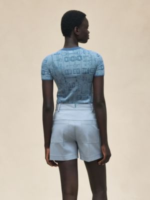 Double cotton twill shorts, View: Worn, worn, view 3 of 5