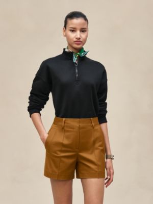 Double cotton twill shorts, View: Worn, worn, view 2 of 5