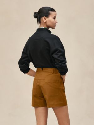 Double cotton twill shorts, View: Worn, worn, view 3 of 5