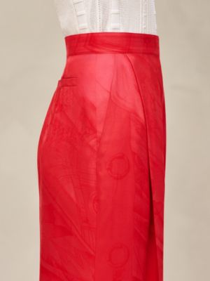 パジャマパンツ 《ソレイユ・ドゥ・ソワ・プードレ》プリント, イメージ: 着用例, worn, ビュー4の5
