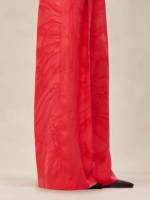 パジャマパンツ 《ソレイユ・ドゥ・ソワ・プードレ》プリント, イメージ: 着用例, worn, ビュー5の5