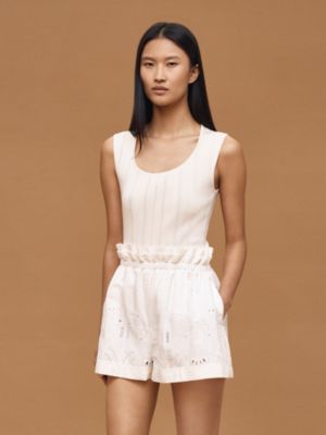 Shorts with embroidered pouch, View: Worn, worn, view 2 of 5