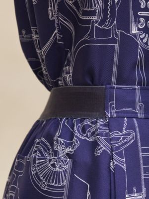 Pantalones de inspiración pijama estampado "Étriers Remix", Vista: vista de frente, front, vista 6 de 6