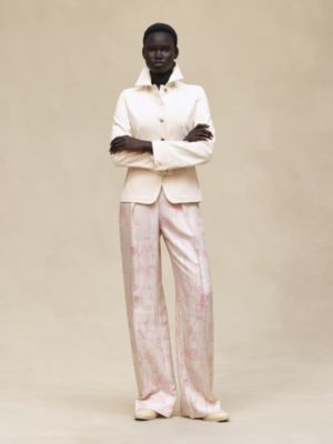 Pantalones de inspiración pijama estampado "Étriers Remix", Vista: Ver artículo puesto, worn, vista 2 de 6
