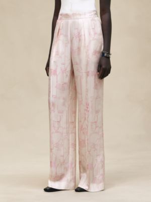 Pantalones de inspiración pijama estampado "Étriers Remix", Vista: Ver artículo puesto, worn, vista 3 de 6