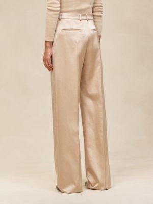 하이 웨이스트 와이드 팬츠, 보기: 이미지: 제품 착용 이미지, worn, 3개 중 5번째 보기