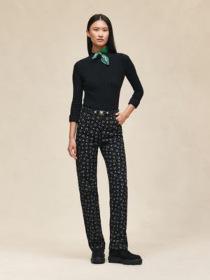 Pantalon droit imprimé «&nbsp;Porte-Bonheur Bandana&nbsp;», Vue: Vue portée, worn, vue 2 sur 7