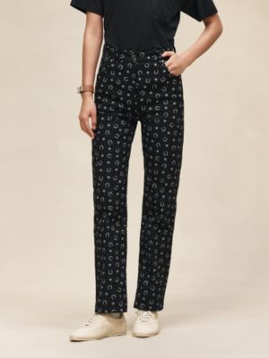 Pantalon droit imprimé «&nbsp;Porte-Bonheur Bandana&nbsp;», Vue: Vue portée, worn, vue 3 sur 7