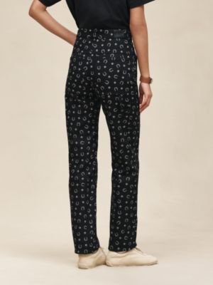 Pantalon droit imprimé «&nbsp;Porte-Bonheur Bandana&nbsp;», Vue: Vue portée, worn, vue 4 sur 7