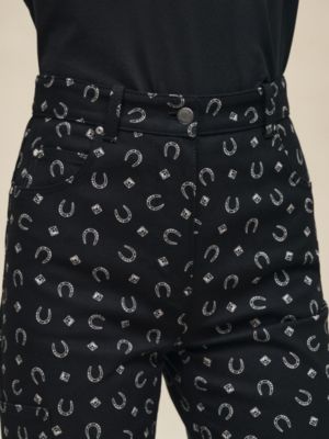 Pantalon droit imprimé «&nbsp;Porte-Bonheur Bandana&nbsp;», Vue: Vue portée, worn, vue 5 sur 7