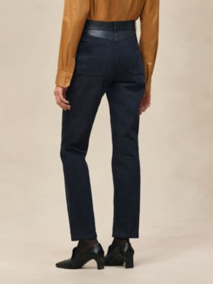Mixed leather cigarette pants, View: Worn, worn, view 4 of 6