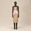Bustier dress, beige gold, We will notify you when this product is back in stock