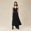 Embroidered nightgown dress, noir, We will notify you when this product is back in stock