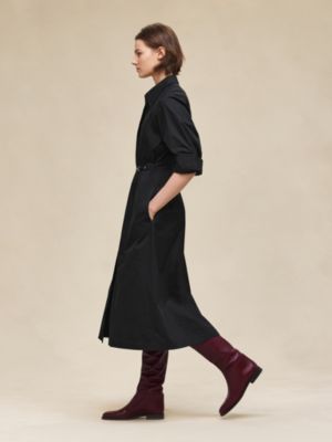 Equestrian shirt dress, View: Worn, worn, view 2 of 7