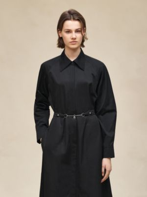 Equestrian shirt dress, View: Worn, worn, view 4 of 7