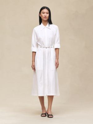 Equestrian shirt dress