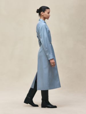 Equestrian shirt dress, View: Worn, worn, view 3 of 8
