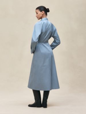 Equestrian shirt dress, View: Worn, worn, view 4 of 8