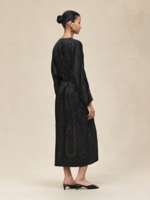"L'Enseigne du Sellier" caftan, View: Worn, worn, view 3 of 7