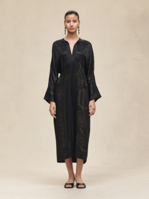 "L'Enseigne du Sellier" caftan, View: Worn, worn, view 4 of 7