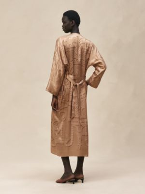 "L'Enseigne du Sellier" caftan, View: Worn, worn, view 3 of 7