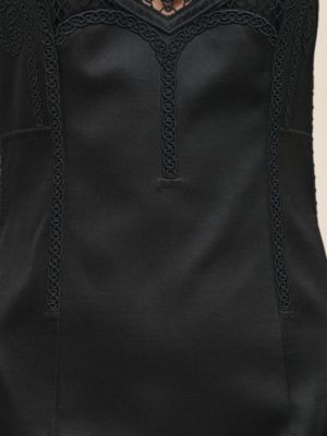 Embroidered dress with shoulder straps, View: Worn, worn, view 6 of 8