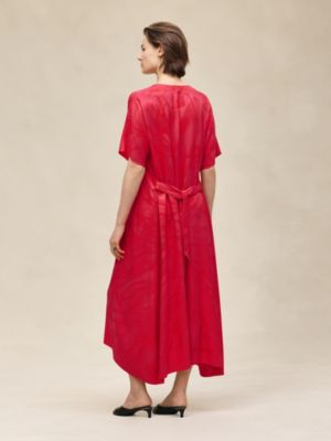 "Soleil de Soie Poudre" classic caftan, View: Worn, worn, view 3 of 6