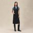 Wraparound dress, noir