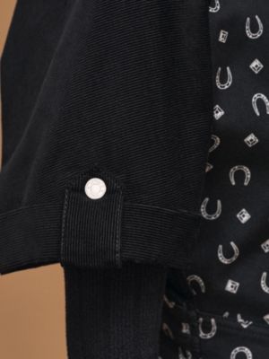 "Porte-Bonheur Bandana" mixed materials dress, View: front, front, view 6 of 6
