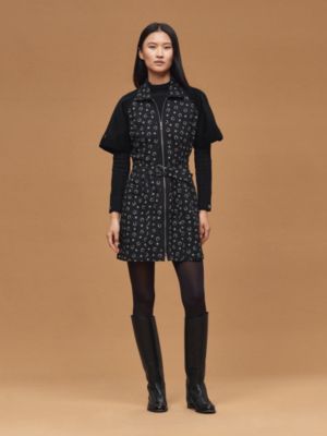 Robe mix matière imprimé «&nbsp;Porte-Bonheur Bandana&nbsp;»