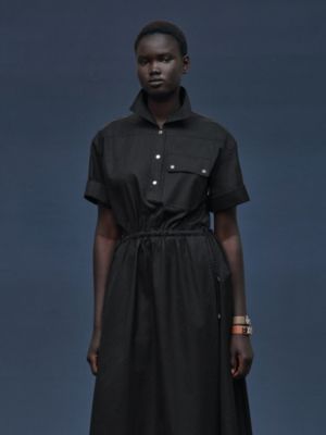 "Mosaique" short-sleeve dress, View: Worn, worn, view 4 of 7