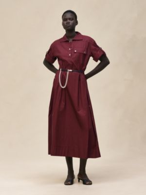 "Mosaique" short-sleeve dress
