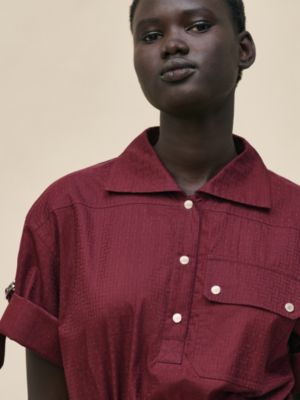 "Mosaique" short-sleeve dress, View: Worn, worn, view 5 of 7