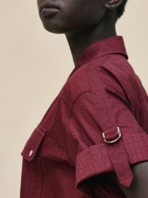 "Mosaique" short-sleeve dress, View: Worn, worn, view 6 of 7