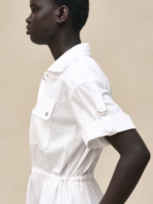 "Mosaique" short-sleeve dress, View: Worn, worn, view 4 of 7