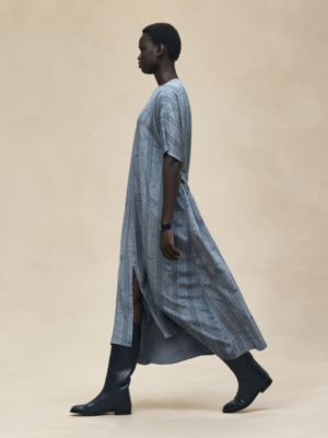 Caftán clásico estampado "Cahier du Colporteur", Vista: Ver artículo puesto, worn, vista 2 de 6