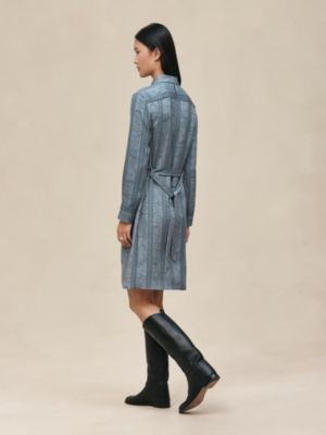 "Cahier du Colporteur" shirt dress, View: Worn, worn, view 2 of 7