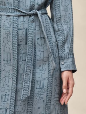 "Cahier du Colporteur" shirt dress, View: Worn, worn, view 6 of 7