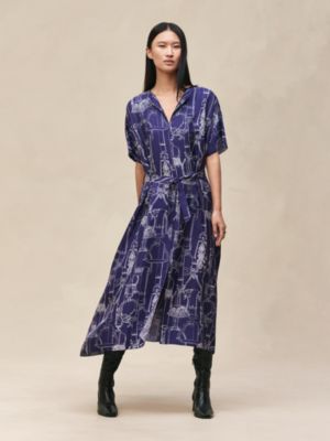 Caftan classique imprimé «&nbsp;Etriers Remix&nbsp;»
