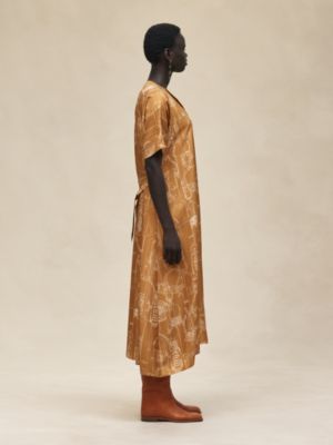 "Etriers Remix" classic caftan, View: Worn, worn, view 2 of 6