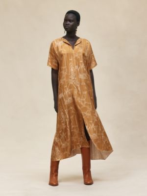 "Etriers Remix" classic caftan, View: Worn, worn, view 4 of 6