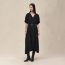 "H Kelly" caftan, noir