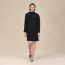 "H Kelly" cocoon dress, noir