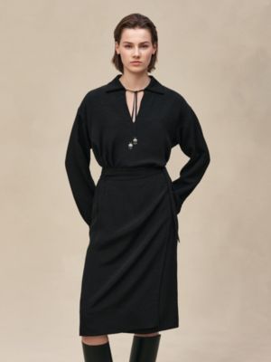 "H Kelly" wraparound dress, View: Worn, worn, view 4 of 6