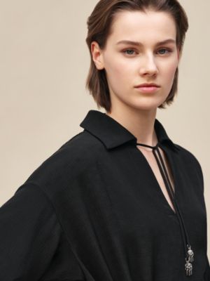 "H Kelly" wraparound dress, View: Worn, worn, view 5 of 6