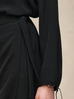 "H Kelly" wraparound dress, View: Worn, worn, view 6 of 6
