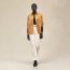 Chemise ample, marron ocre